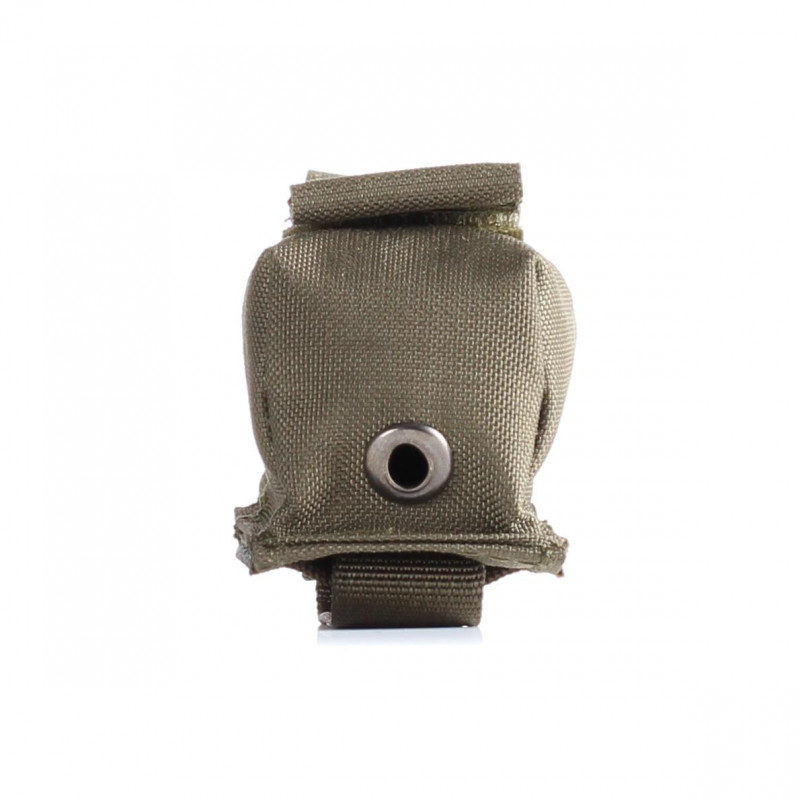 Pistol magazine pouch clip in stone gray-olive