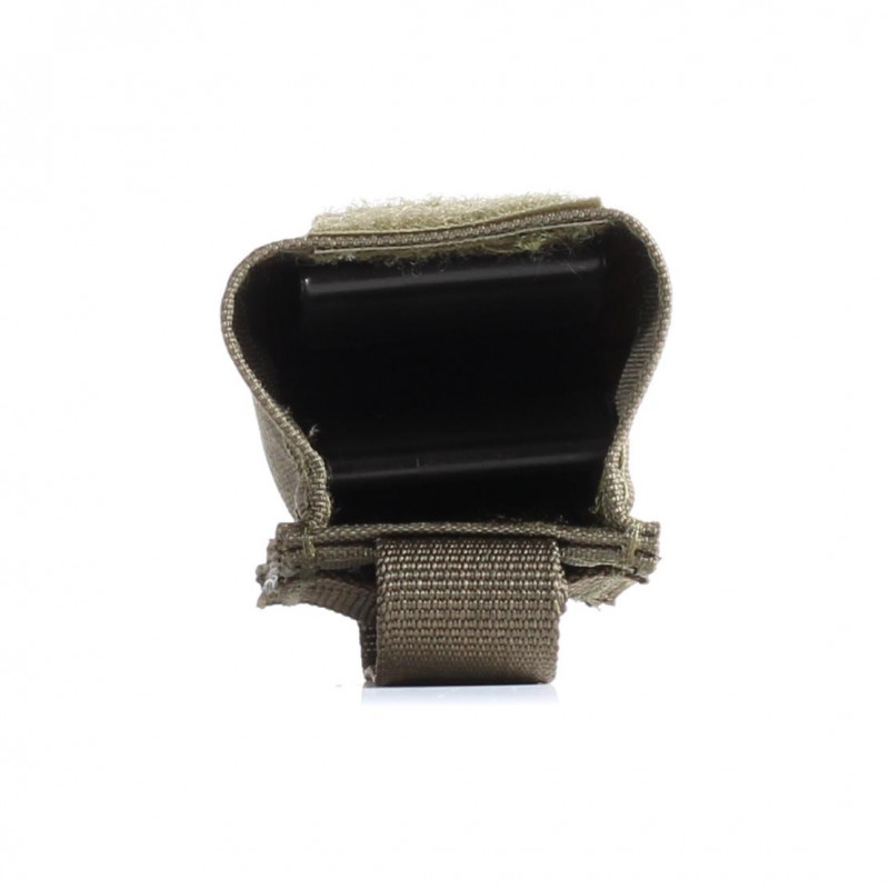 Pinza portacargador de pistola en gris piedra-oliva