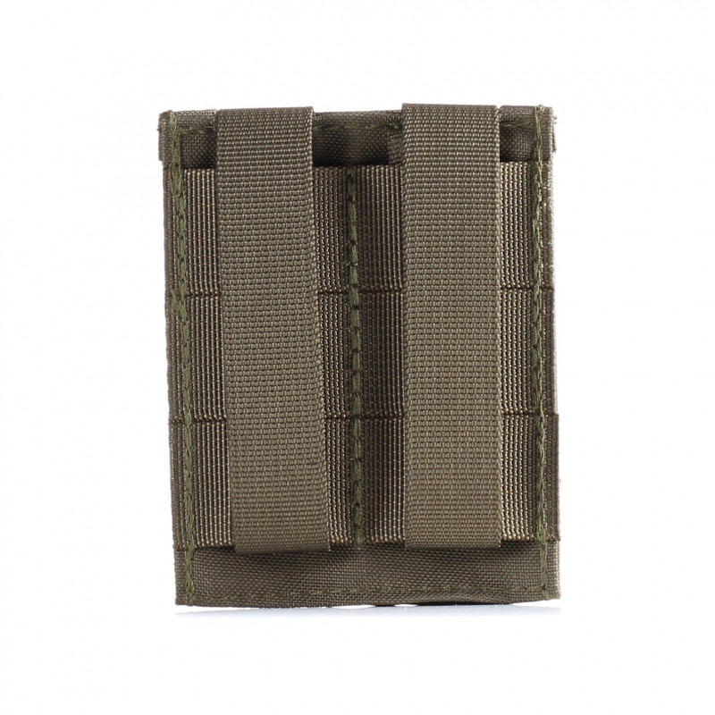 Shingle Magazintasche kurz 223 Remington in Steingrau-oliv