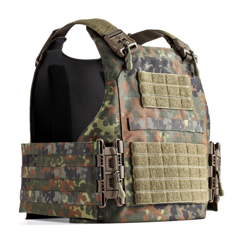 Gilet porte-plaque Ares II Spider en camouflage