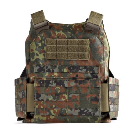 Plattenträger Weste Ares II Spider in Flecktarn