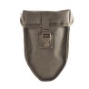 Folding flap pocket in stone gray-olive