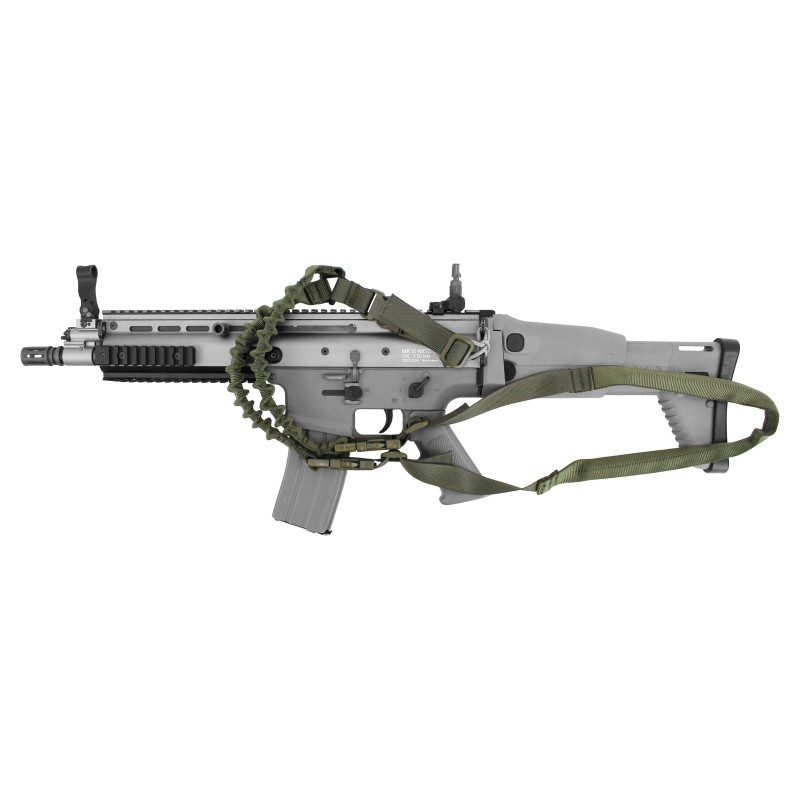 Courroie de fusil rembourrée avec fixation en un point