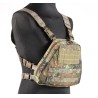 Belly Pack Flecktarn mit Tragesystem Seitenansicht links