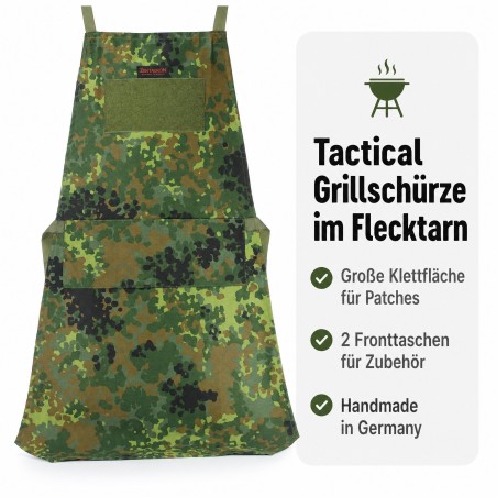 Camouflage BBQ grill apron and cooking apron