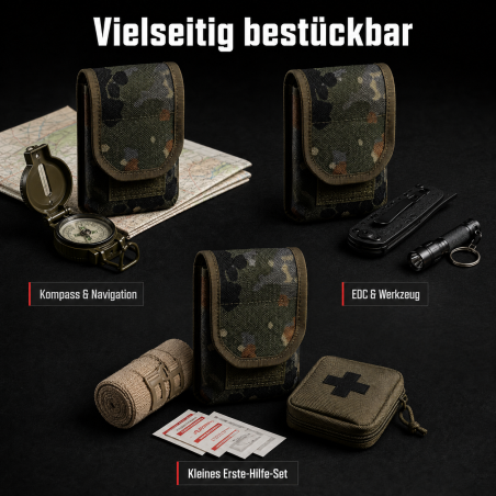Tasca per bussola in Cordura con attacco NMOLLE / Faststick