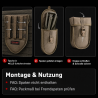 Funda MOLLE para pala plegable BW | Zentauron
