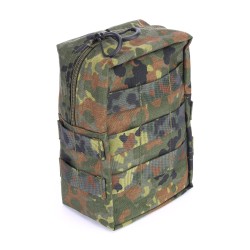 Borsa MOLLE con cerniera, modello Standard Medium, in mimetica Flecktarn