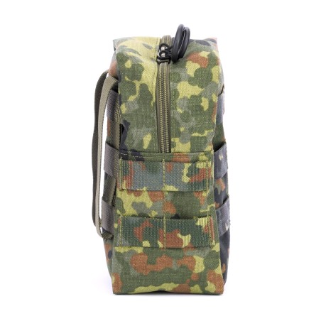 MOLLE Pouch, Standard Small, with Zipper, in Flecktarn
