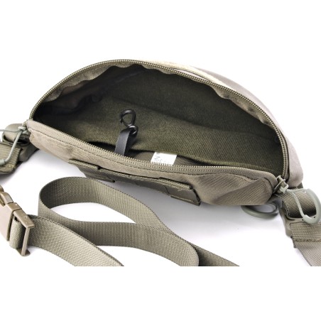 Marsupio modulare in grigio pietra-oliva
