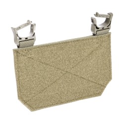 Riñonera modular con adaptador de velcro en gris piedra y verde oliva