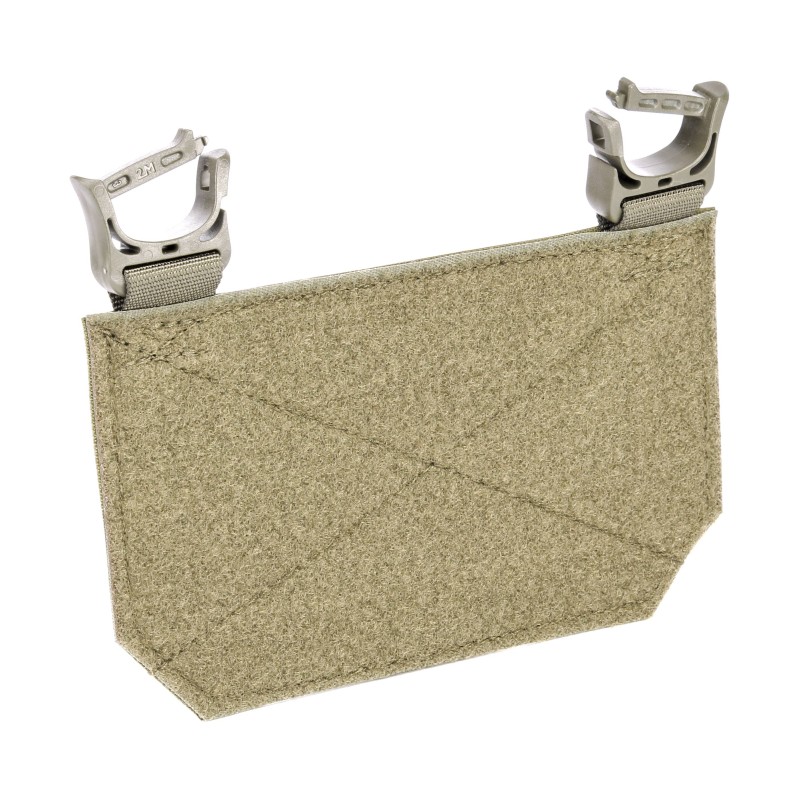Riñonera modular con adaptador de velcro en gris piedra y verde oliva