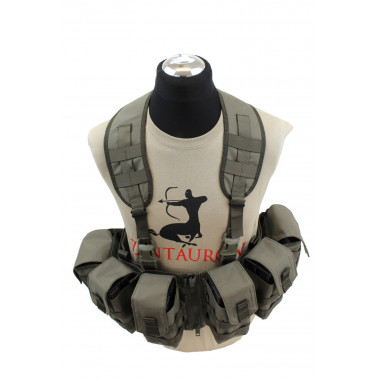 Aparejo pectoral frontal dividido no modular