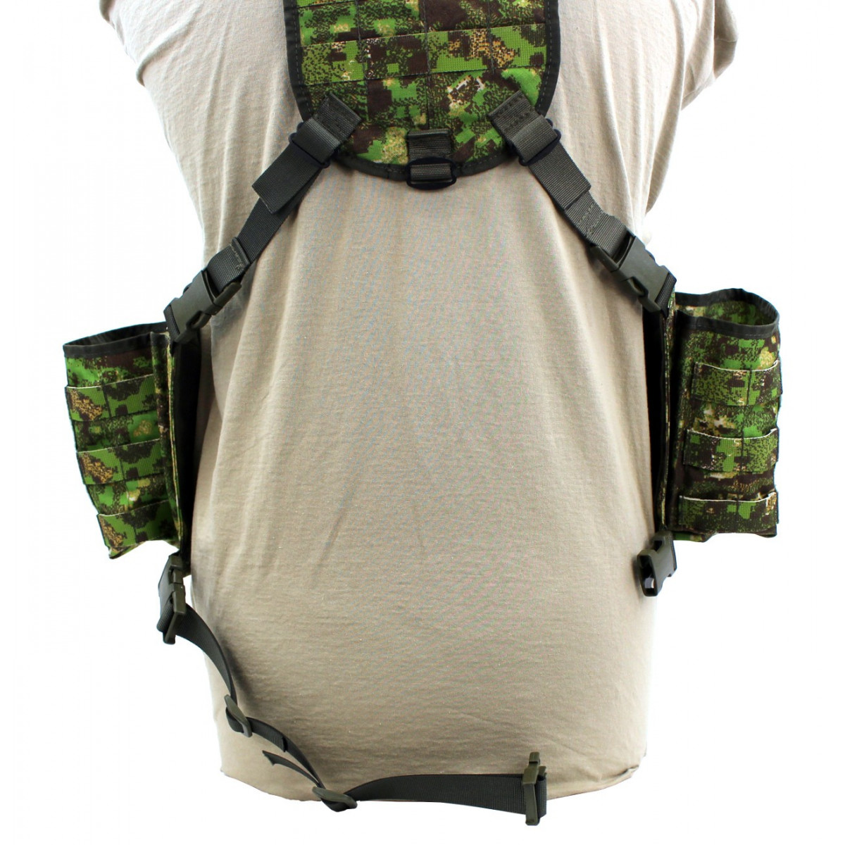 Aparejo pectoral frontal dividido no modular