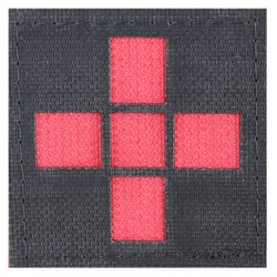 Rot Kreuz Patch groß