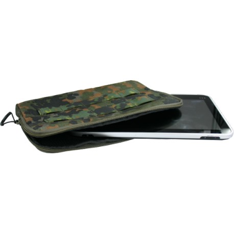 NEU US Tactical gepolstert Tablet-Tasche MOLLE 25x20x2,5 cm Outdoor Hülle 