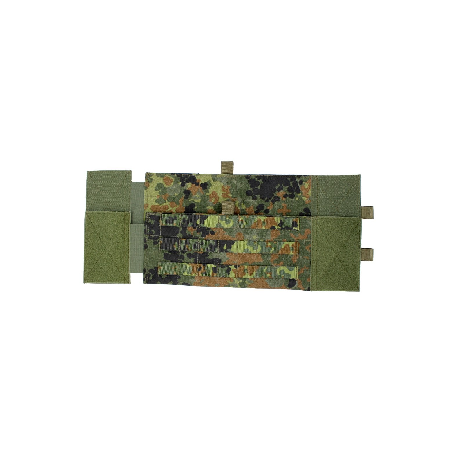 Plate carrier cummerbund for ballistic inserts with MOLLE 