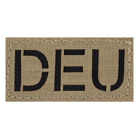 Patch zum aufkletten mit DEU Schriftzug