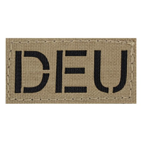 Patch zum aufkletten mit DEU Schriftzug