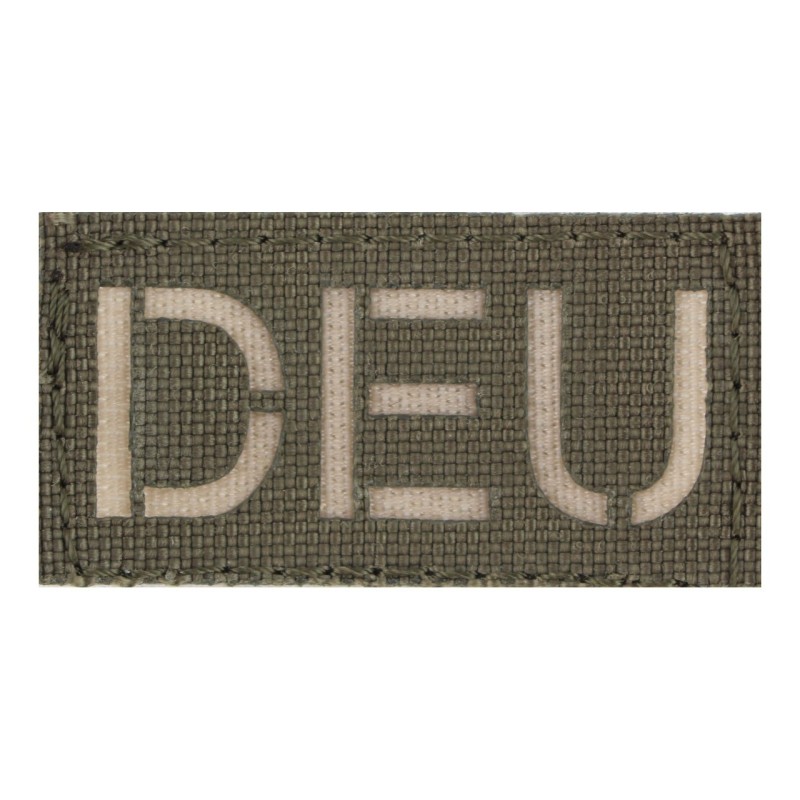 DEU Patch from Cordura lasered DEU Patch from Cordura lasered