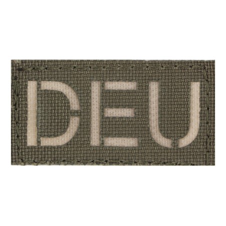 Patch zum aufkletten mit DEU Schriftzug