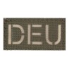 DEU Patch from Cordura lasered