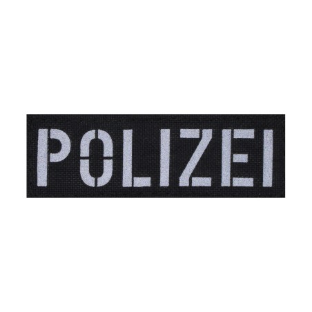 Pack of 3 Cordura police patch with Velcro attachment