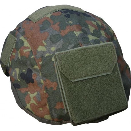 Compensation pocket for helmet covers Universal Velcro pocket 10cm x10xm