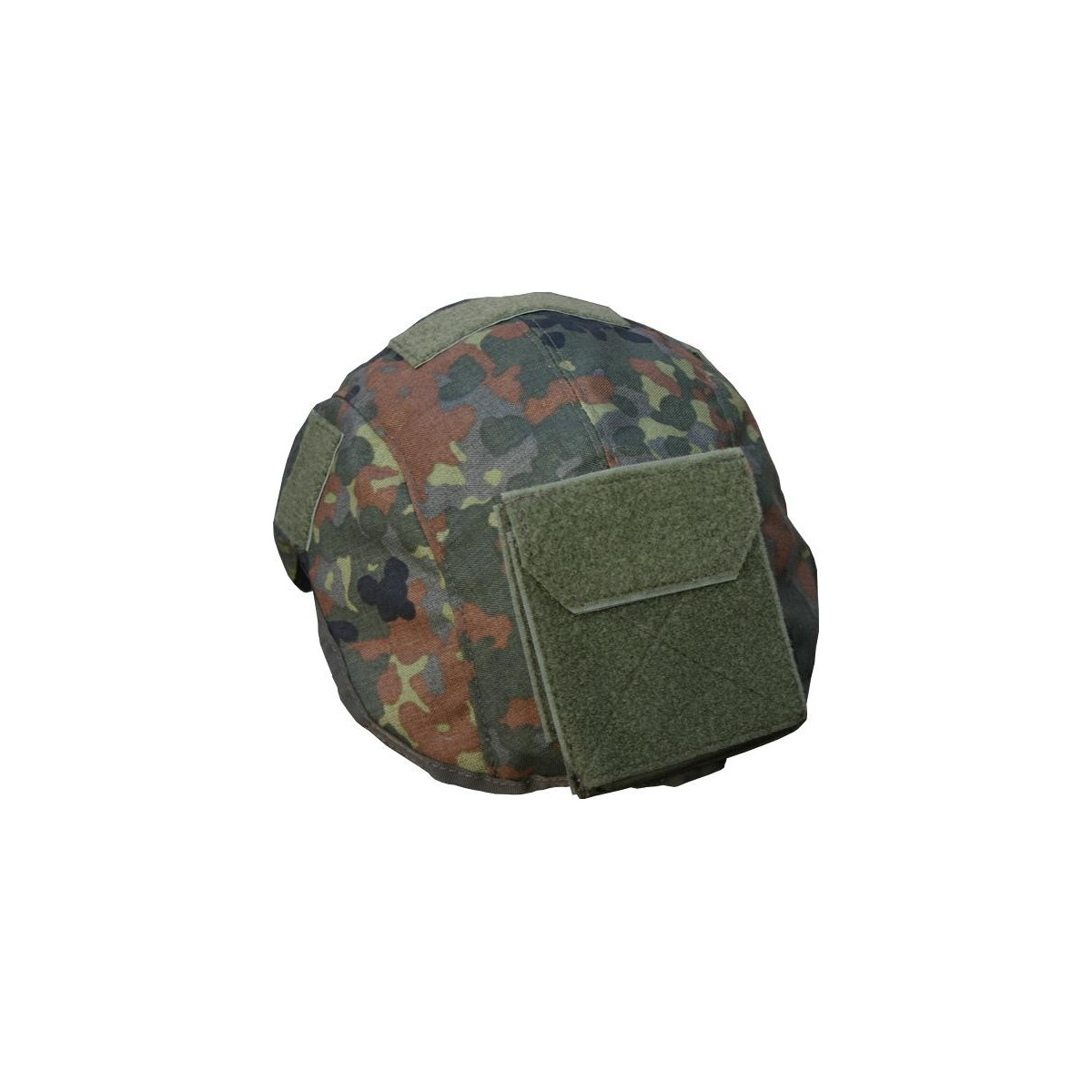 Ausgleichstasche für Helmbezüge Beispiel am taktischen Helm