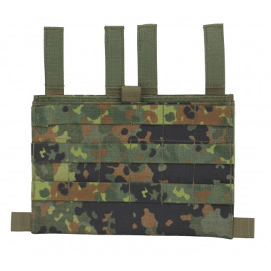 Molle Erweiterung plus Einschubfach für Klettmagazine mit der Kangaroo Flap für den Plattenträger Vulcan II