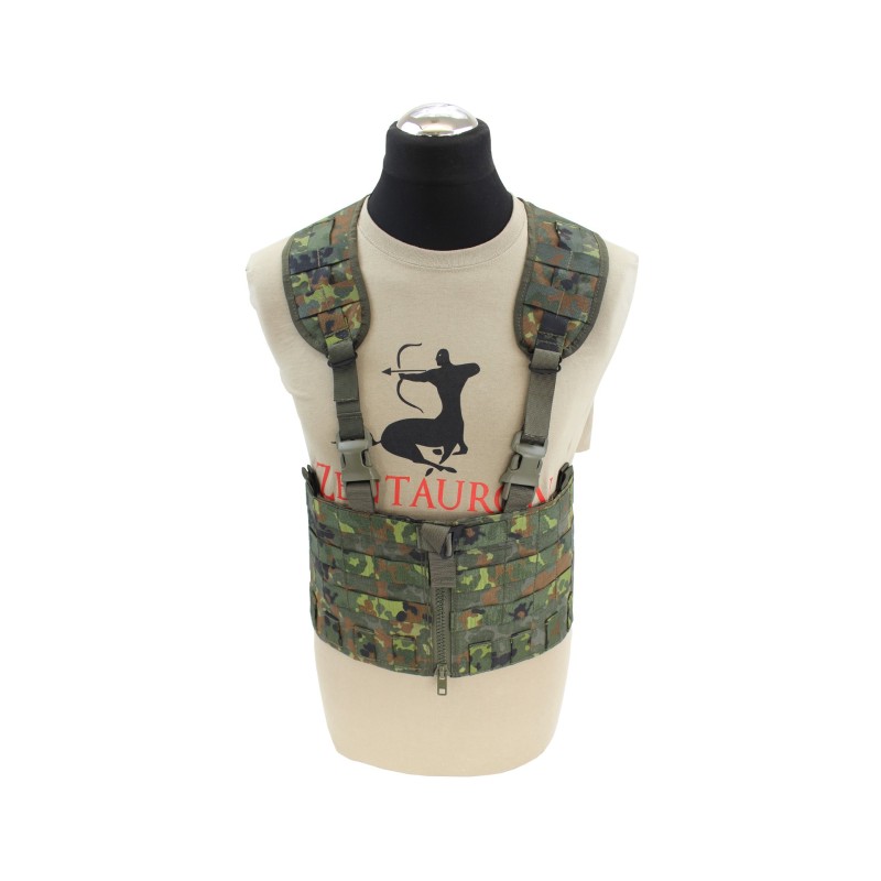 Arnés pectoral modular con parte delantera dividida y sistema MOLLE | Zentauron
