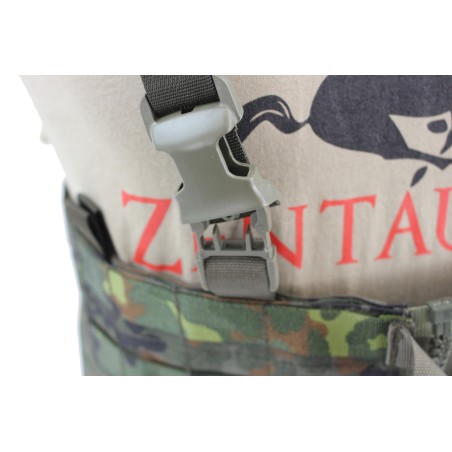 Arnés pectoral modular con parte delantera dividida y sistema MOLLE | Zentauron