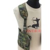Arnés pectoral modular con parte delantera dividida y sistema MOLLE | Zentauron