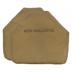 Non-ballistic training insert for upper arm protection plate carrier protective vest