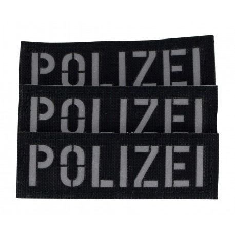 Patch Reflektierend mit Aufschrift Polizei