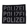 Pack of 3 Cordura police patch with Velcro attachment