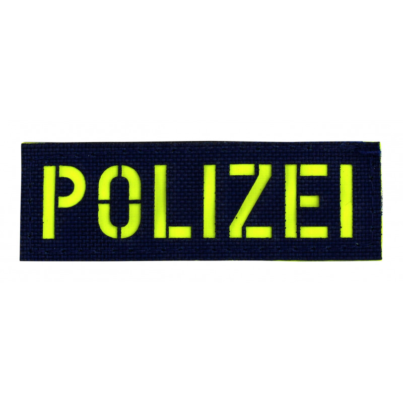 Patch Reflektierend mit Aufschrift Polizei