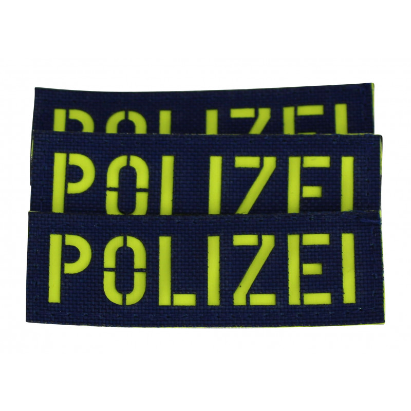 Patch Reflektierend mit Aufschrift Polizei