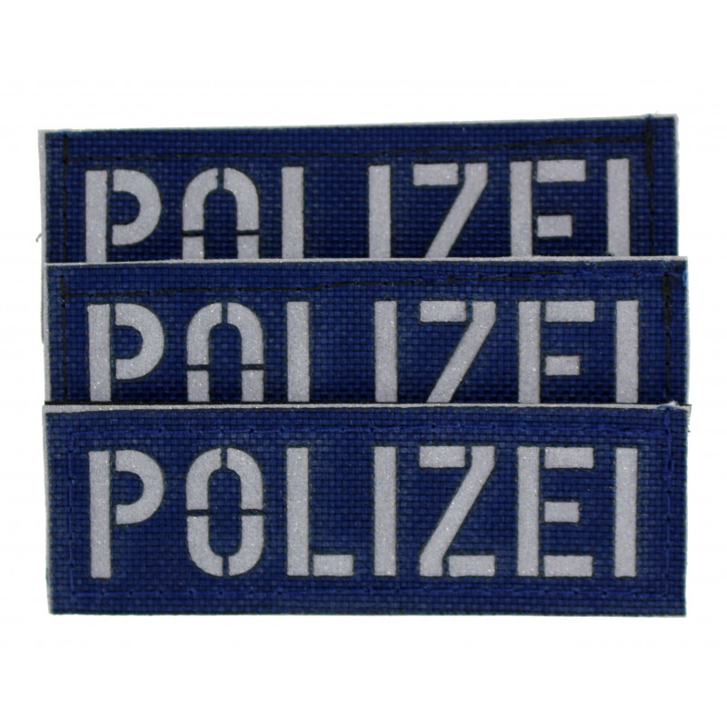 Patch Reflektierend mit Aufschrift Polizei