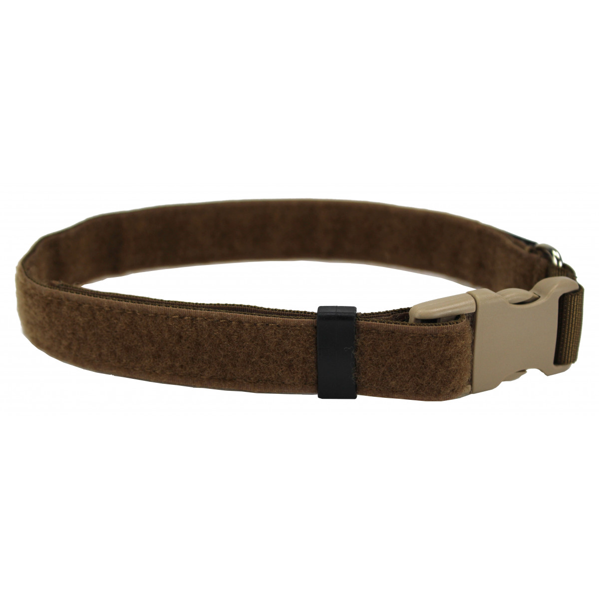 Halsband komplett aus Klett Coyote 2,5cm