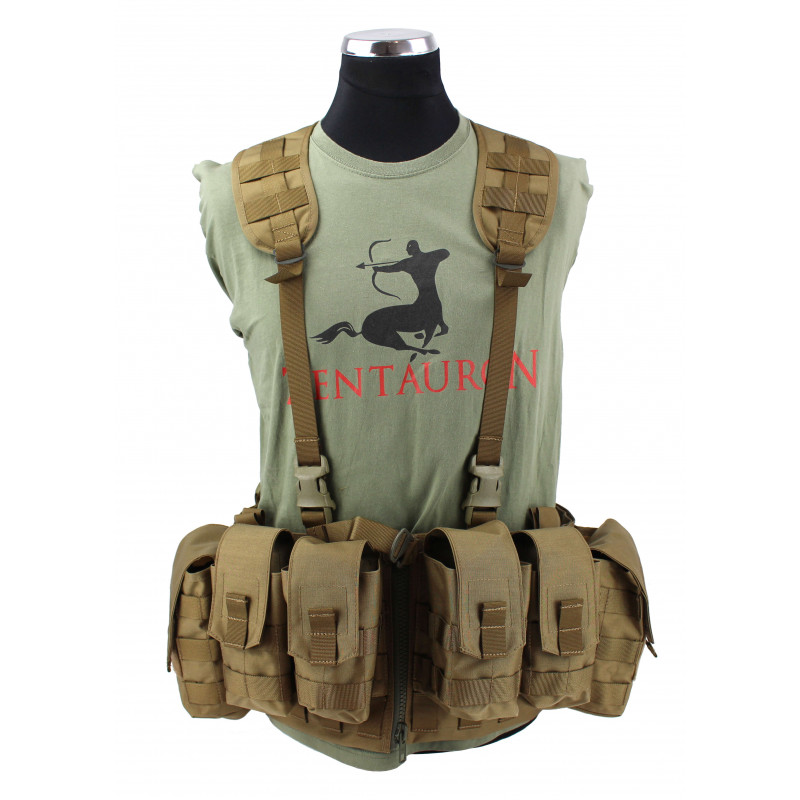 Splitt Chest Rig inklusive Magazin und Mehrzwecktaschen Coyote 3441