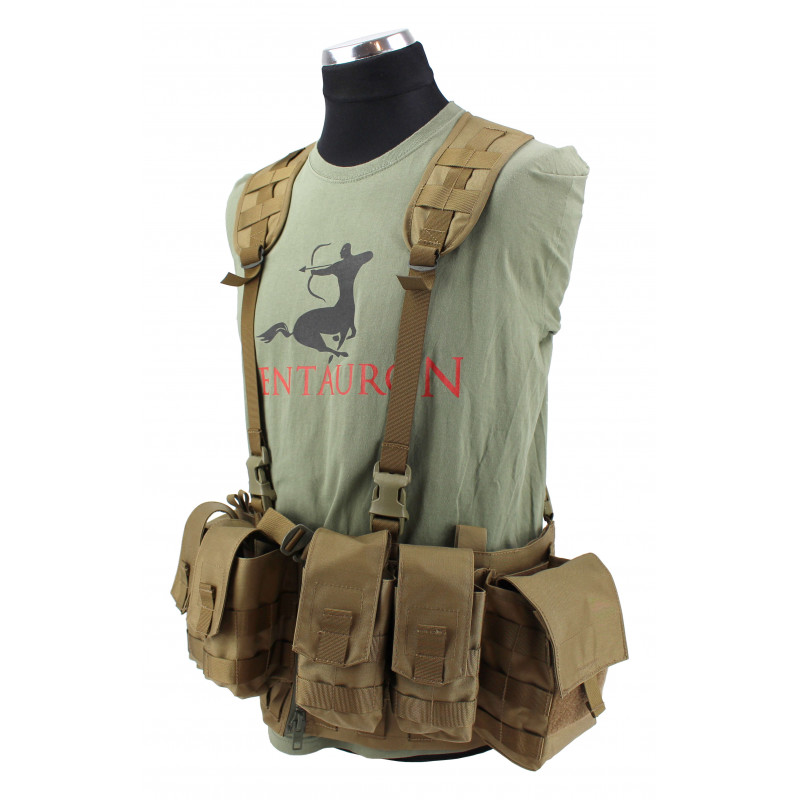 Splitt Chest Rig inklusive Magazin und Mehrzwecktaschen Coyote 3441