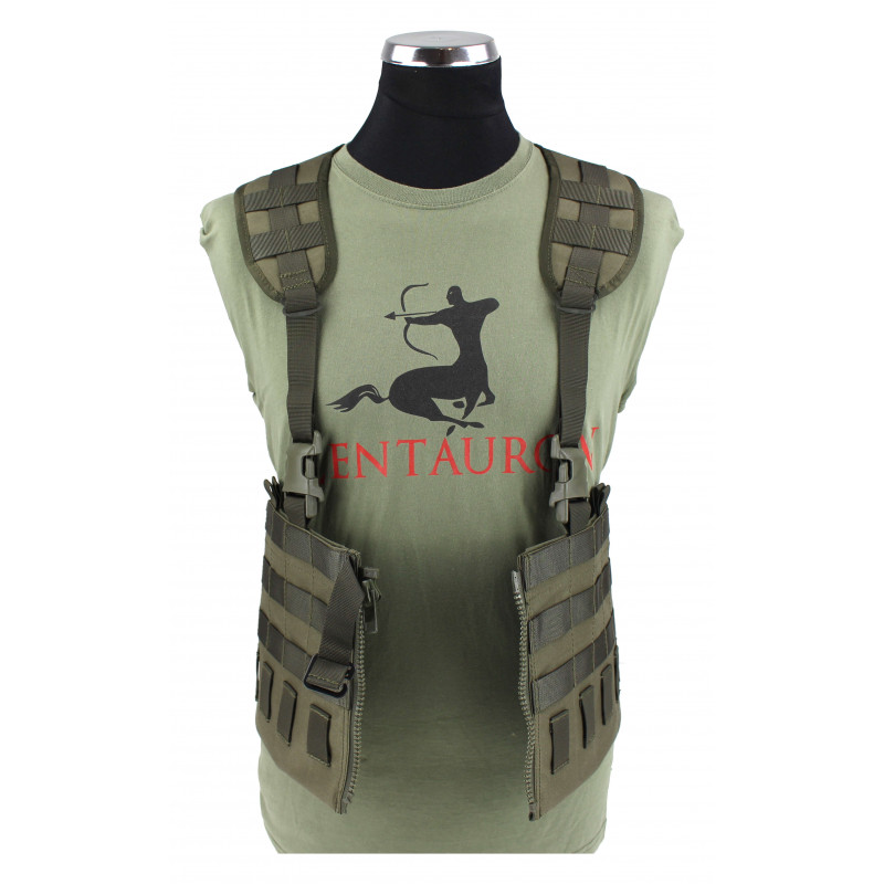 Modular Split Front Chest Rig Steingrau-oliv 3434