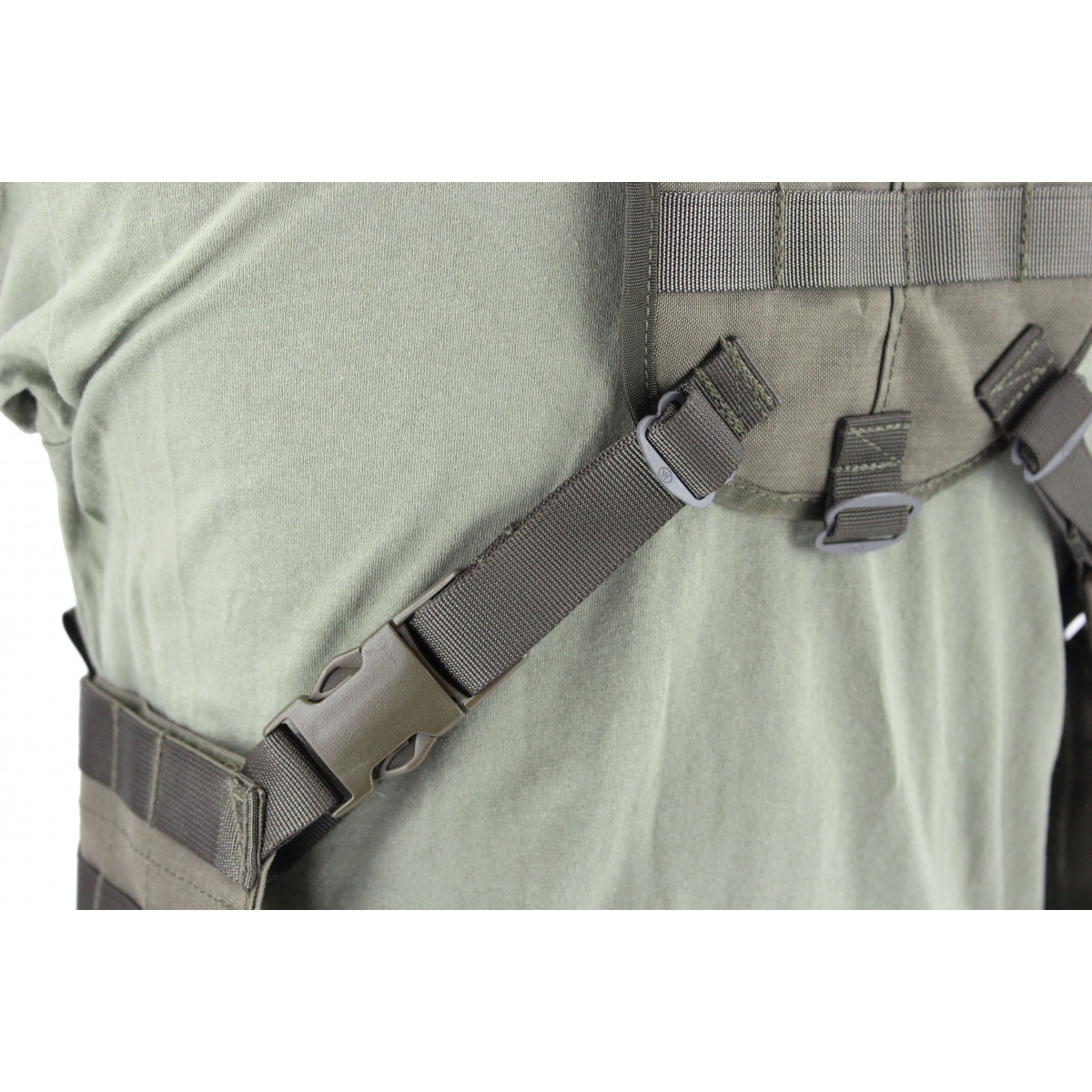 Modular Split Front Chest Rig Steingrau-oliv 3434