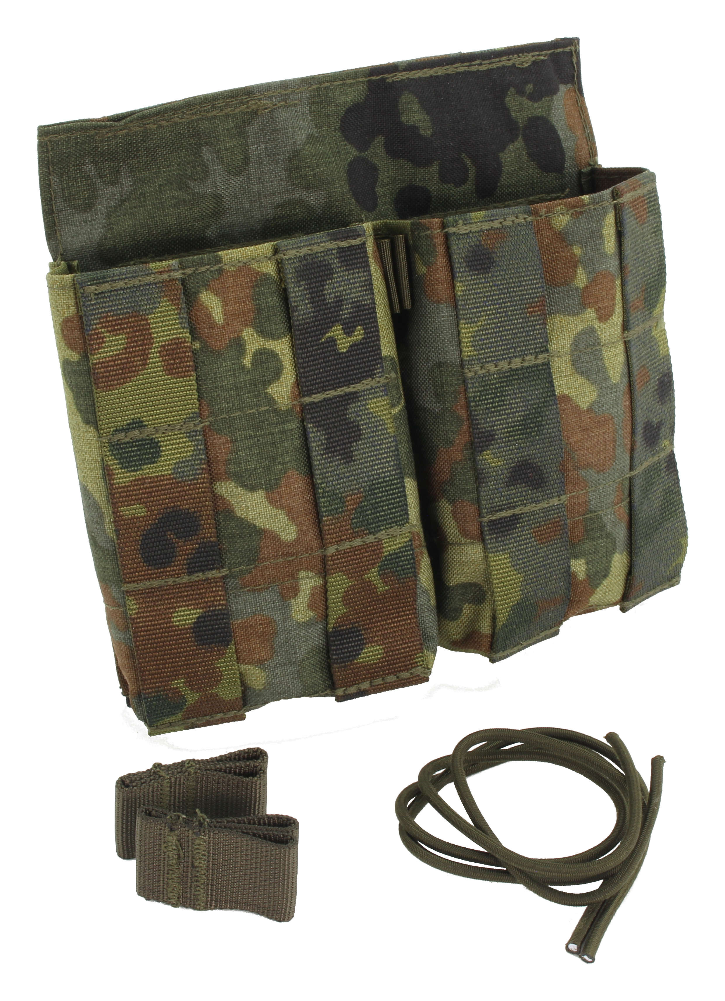 M4 double magazine pouch horizontal alignment incl. MOLLE clips 