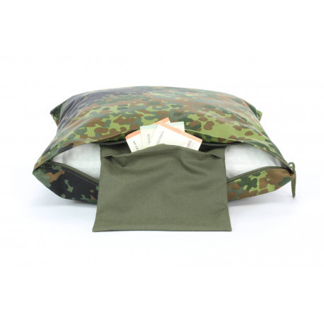 Tactical Kopfkissen 40x40cm flecktarn Innenfach 4295