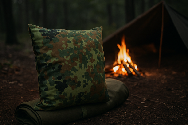 Tacticla Kopfkissen am Lagerfeuer