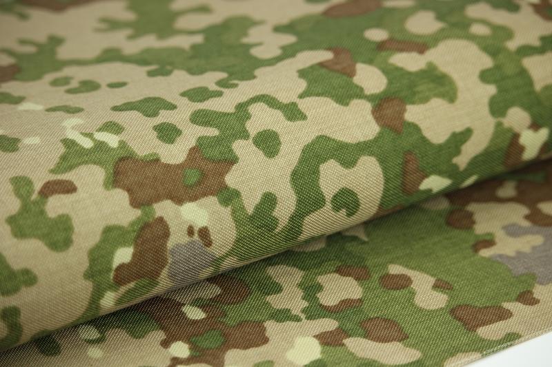 Patrón de tejido Estampado de camuflaje de 6 colores