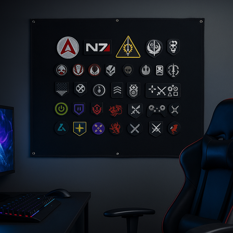 Zentauron Patchwall mit Gamer Gummi Patches