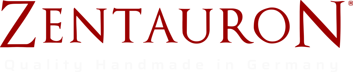 Zentauron Logo ohne Zentaur für einen dunklen Hintergrund